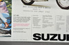 Vintage NOS 1976 Suzuki GT500 GT380 Brochure Motorcycle Specs Dealer Stamps OEM