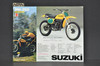 Vintage NOS 1976 Suzuki RM370 RM250 Brochure Motorcycle Specs Dealer Stamps