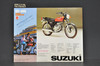 Vintage NOS 1976 Suzuki GT250 GT185 Brochure Motorcycle Specs Dealer Stamps