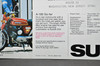 Vintage NOS 1976-77 Suzuki A100 Go-fer Brochure Motorcycle Specs Dealer Stamps