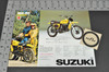 Vintage NOS 1976 Suzuki RM80 Brochure Motorcycle Specs Dealer Stamps MX OEM