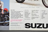 Vintage NOS 1977 Suzuki GS750 Motorcycle Brochure Specs Dealer Stamp OEM