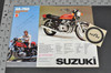 Vintage NOS 1977 Suzuki GS750 Motorcycle Brochure Specs Dealer Stamp OEM
