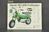 Vintage NOS 1973 Suzuki TS50 K Gaucho MT50 K Trailhopper Brochure Dealer Specs OEM