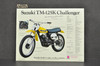 Vintage NOS 1973 Suzuki GT550 K Indy GT750 K LeMans Brochure OEM Dealer Specs
