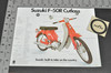 Vintage NOS 1971 Suzuki F50 R Cutlass MT50 R Trailhopper Brochure Dealer Specs