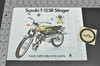 Vintage NOS 1971 Suzuki T250 R Hustler T125 R Stinger Brochure OEM Dealer Specs