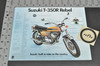 Vintage NOS 1971 Suzuki T500 R Titan T350 R Rebel Brochure OEM Dealer Specs