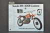 Vintage NOS 1971 Suzuki TM400 R Cyclone TS250 R Savage Brochure OEM Dealer Specs