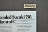 NOS 1970s Suzuki GT185 GT250 GT380 GT550 GT750 T500 Brochure Dealer Specs OEM