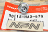 NOS Honda ATC200 X ATC250 R TRX250 R TRX400 EX Flange Bolt 8x16 90115-HA2-670