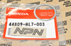 NOS Honda CB750 CBR900 VF750 VFR750 VT1100 VT750 Gear Washer 44809-ML7-003