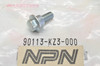NOS Honda CR125 CR250 CR500 CR80 TRX300 XR250 XR400 Flange Bolt 90113-KZ3-000