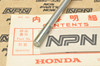 NOS Honda ATC200 CB750 CL350 CN250 CR250 TRX200 VF750 VT1100 Bolt 95701-06070-00