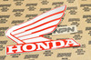 NEW OEM Honda TRX350 TRX400 Left Gas Tank Emblem Logo Decal 87122-HN7-000 ZA