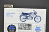 Vintage 1968 Suzuki T305 Raider Motorcycle Dealer Sales Brochure Advertisement