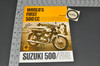 Vintage 1967 Suzuki T500 Titan Motorcycle Dealer Sales Brochure Advertisement