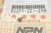 NOS Honda EB3000 EU3000 GX340 GX390 HRR216 WB20 WT30 Screw 90055-ZE1-000