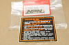 NOS Honda 1987 ATC250 SX Caution Warning Label Decal Sticker 87504-HA0-771