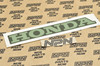 NOS Honda 1997-99 TRX250 Recon Rear Fender Logo Emblem Decal 87126-HM8-000 ZB