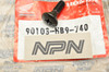 NOS Honda TRX250 TRX300 TRX400 Step Splash Guard Screw 90103-HB9-740