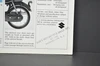Vintage 1960s Suzuki K11 Challenger M12 Cavalier Brochure Dealer Specs Poster