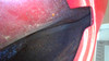 Top of the fuel tank reservoir.