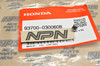 NOS Honda CB350 CL360 GL1000 SL100 SL125 SL350 Z50 A Oval Screw 93700-03006-0B