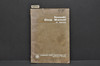 Vintage 1971 Kawasaki H1 H2 500 H Series Shop Service Manual OEM Motorcycle
