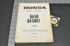 Vintage 1970-72 Honda QA50 K0-K1 Parts Catalog Book Diagram Manual 1st Edition
