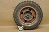 Vtg OEM Honda Z50 A K0-K1 Front Wheel Tire & Hub w/ Large 8 Bolts 44600-045-671