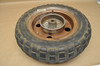 Vtg OEM Honda Z50 A K0-K1 Front Wheel Tire & Hub w/ Large 8 Bolts 44600-045-671