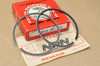 NOS Honda CR125 M 1.00 Oversized Piston Ring Set For 1 Piston = 2 Rings 13015-360-003