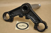 Vtg OEM Yamaha XS360 XS400 Steering Stem w/ Fork Clamp Bridge 1L9-23340-00-90