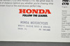Vintage NOS 1980 Honda CT110 Trail 110 CT70 Trail 70 Brochure Illinois Stamp OEM