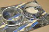 NOS Honda Drag Specialties Speedometer & Tachometer Gauge Cover & Clamp Set