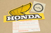 NOS Honda CR125 R CR80 R XL100 XL125 XL175 XL185 XL80 XR100 XR200 XR80 Left Fuel Tank Emblem 87124-391-670