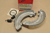 NOS Honda 1983 CR125 R CR250 R CR480 R Brake Shoe & Spring Kit for 1 Hub 451A2-KA4-712