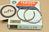 NOS Yamaha 1972 LS2 .25 Oversize Piston Ring Set for 1 Piston = 2 Rings 134-11610-12