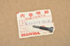 NOS Honda CA95 Carburetor Throttle Stop Screw 16163-202-004