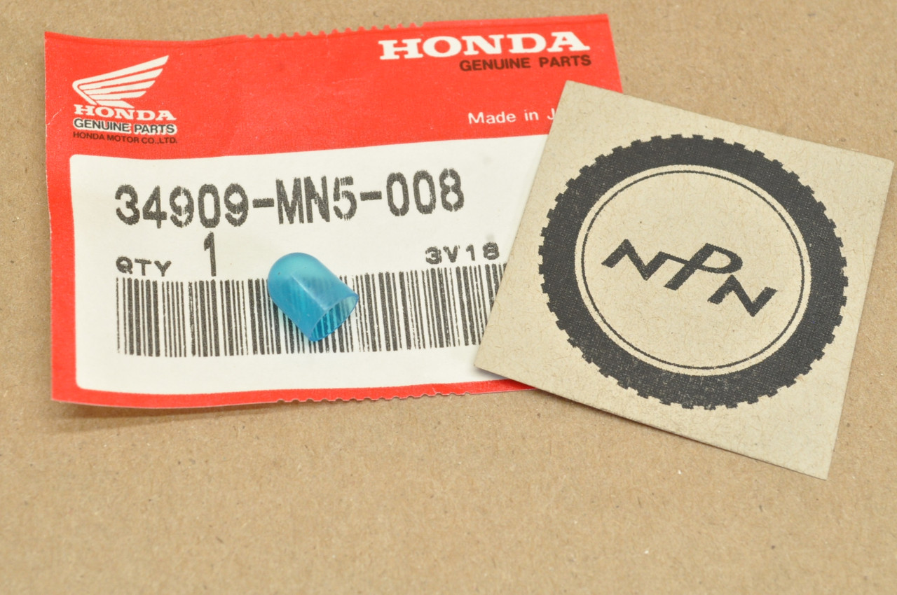 NOS Honda GL1500 Gold Wing Aspencade SE NT650 Hawk GT Light Bulb Cap T7 Blue 34909-MN5-008