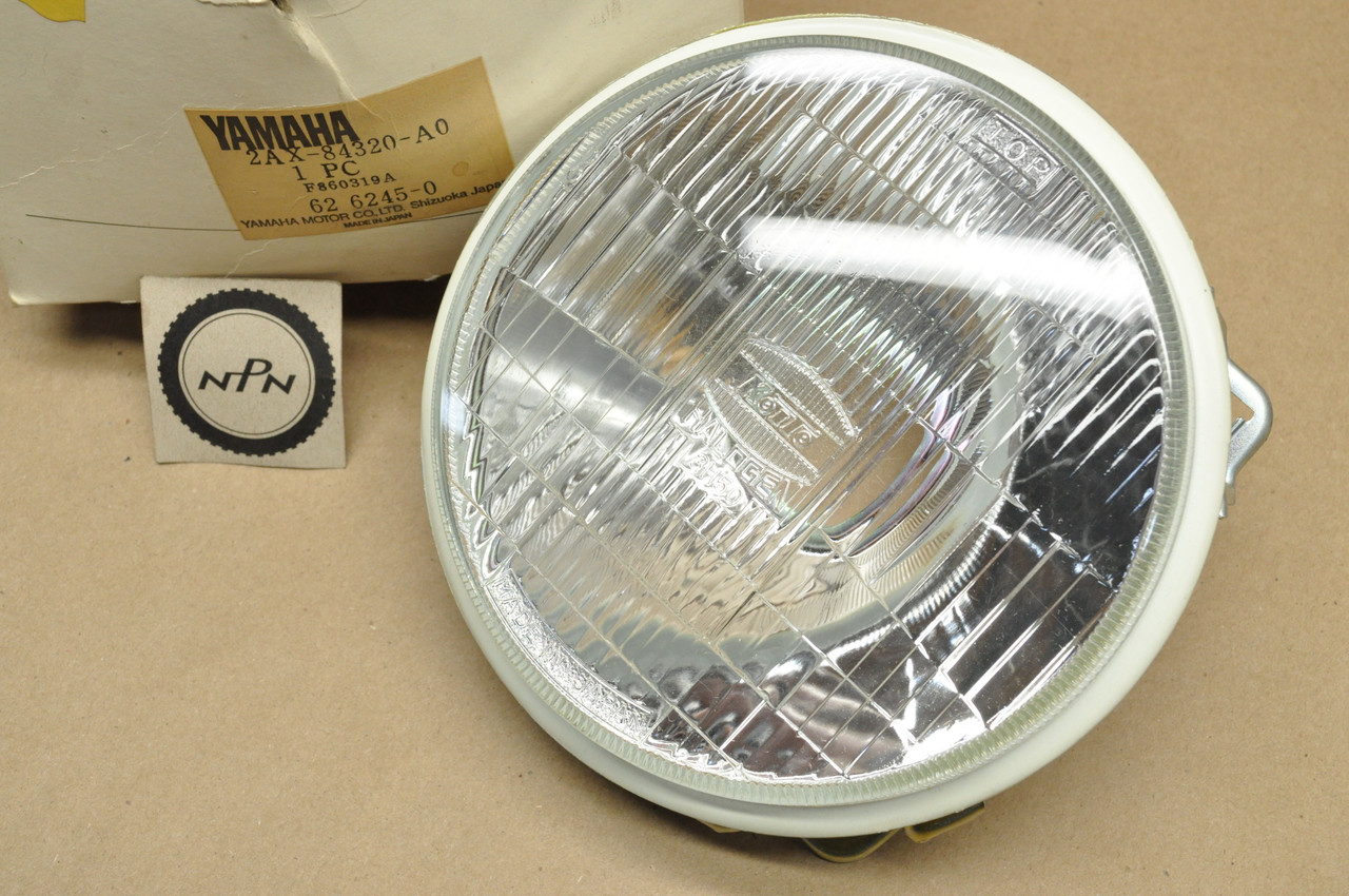 NOS Yamaha FZ600 FZR1000 FZR600 FZR750 Koito Head Light Lens 12V