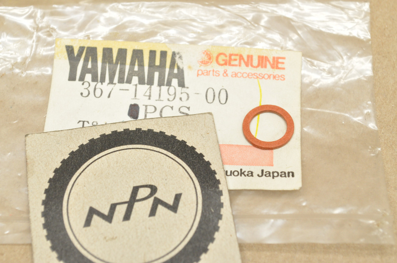 NOS Yamaha DT80 GT1 GT80 GTMX MX80 RD125 RD200 SR185 TY250 TY80 YZ80 Carburetor Washer 367-14195-00