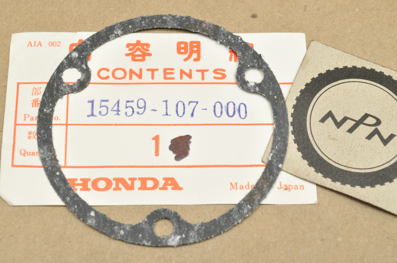 NOS Honda ATC200 CB100 CL125 SL100 TL125 XL100 XR200 XR75 Gasket 15459-107-000