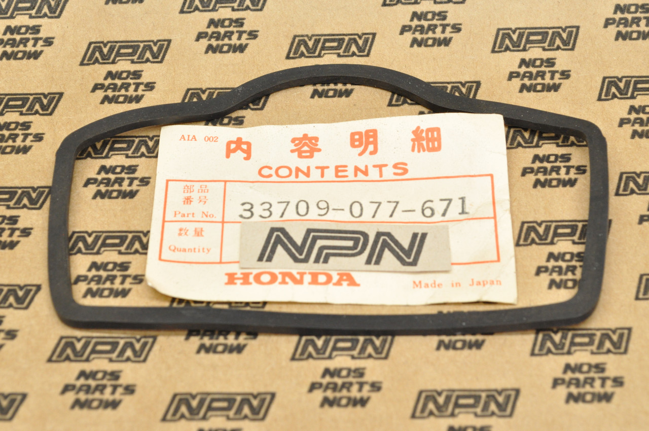 NOS Honda CB450 CB750 CL450 CL70 CL90 CT90 S90 SL350 Lens Gasket 33709-077-671