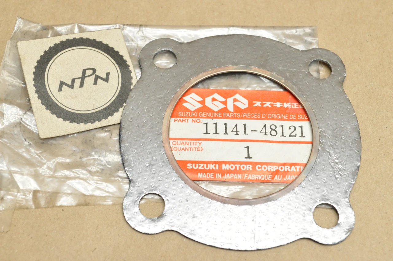 NOS Suzuki 1978-81 DS100 TS100 Cylinder Head Gasket 11141-48121 - NOS ...