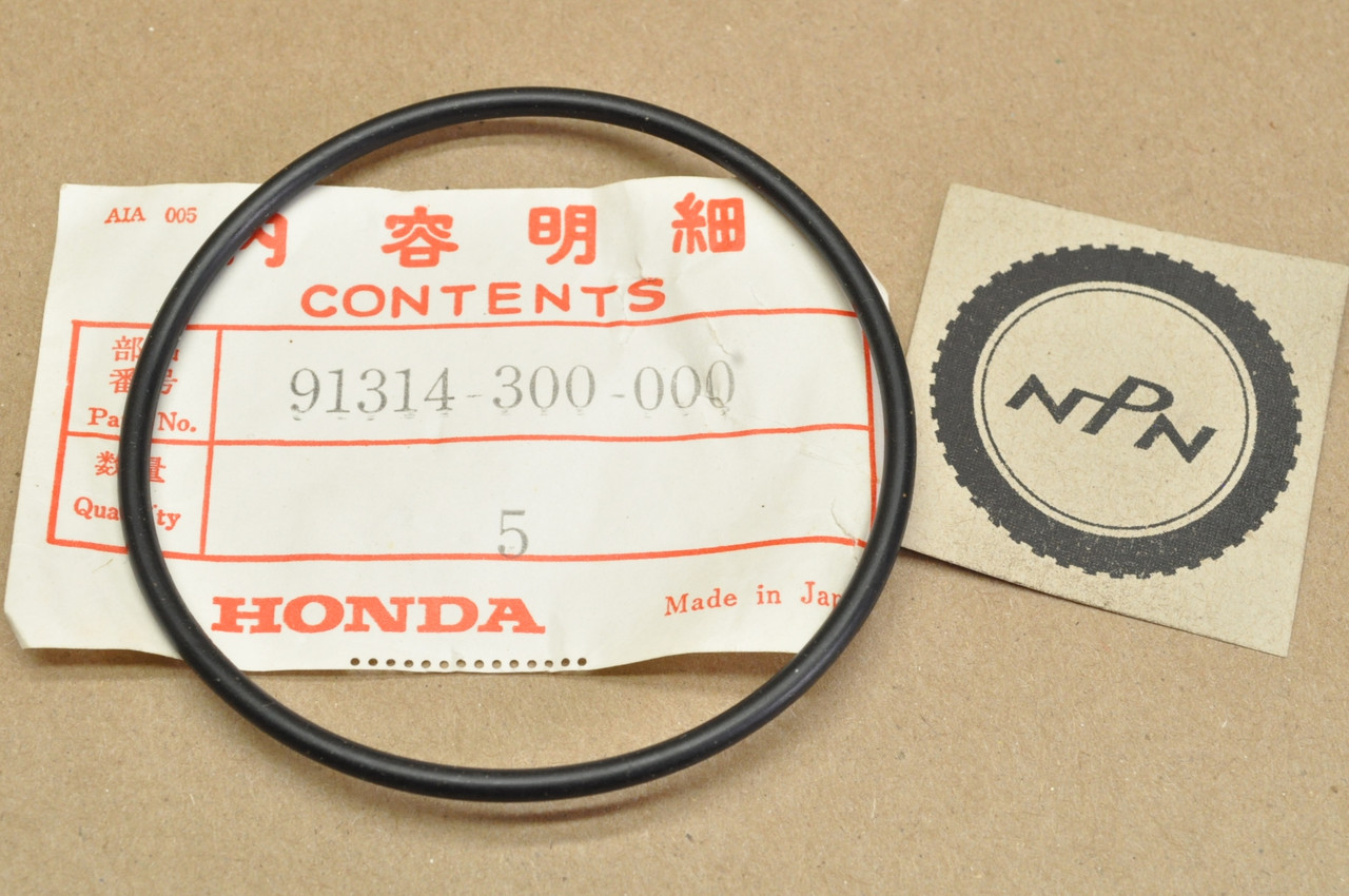 NOS Honda VF1100 V65 VF700 VF750 VF45 VT500 VT700 VT750 O-Ring 91314-300-000