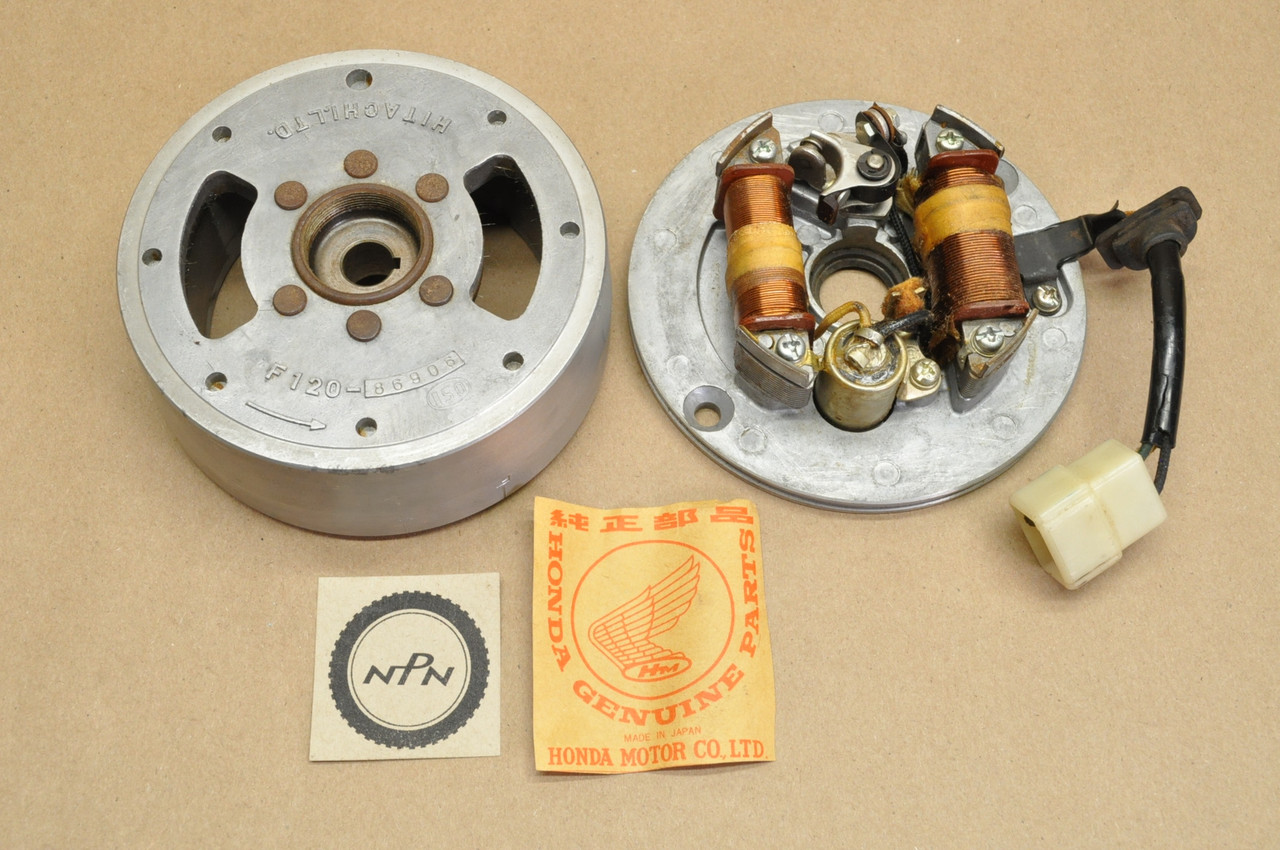 NOS Honda Z50 K1 Magneto Stator Flywheel Alternator Assembly 31100-045-672
