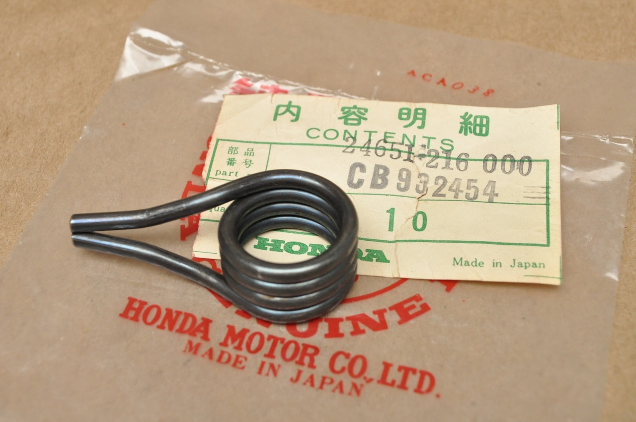 2こ NOS Honda CA160 CB160 CL160 Gear Shift Return Spring 24651-216-000