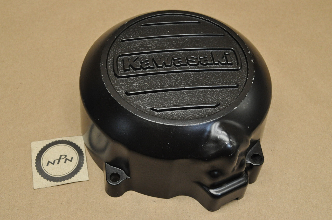 【まこやん】シングル　コースターブレーキ　ホイールカバー　ノーパンク NOS Kawasaki 1981 KZ550 GPz Stator Magneto Generator Cover 14031